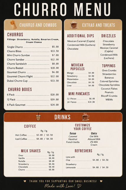 Menu Design